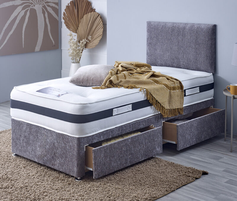 Signature Single Storage Divan with Headboard